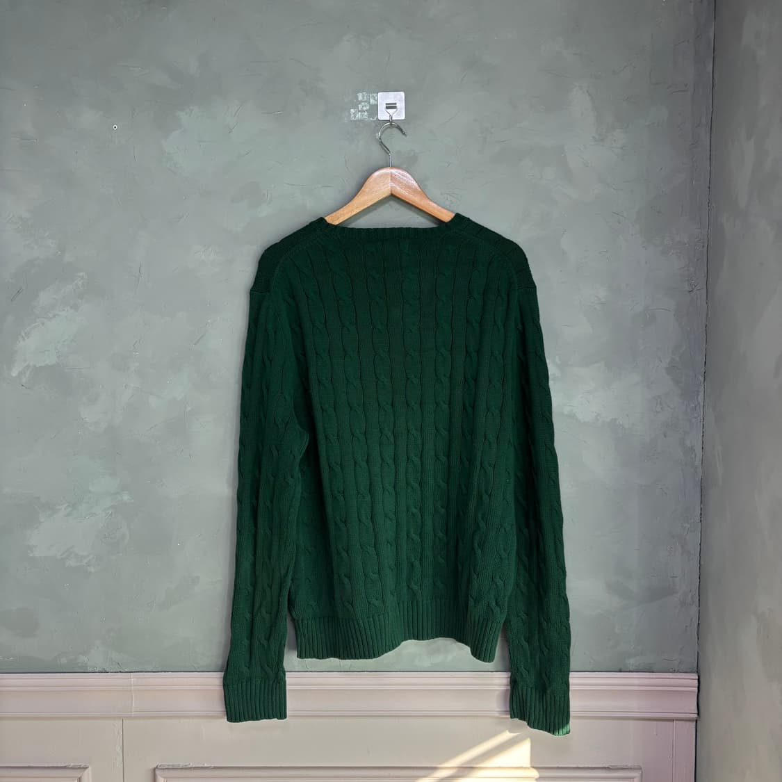 폴로 랄프로렌 꽈배기 니트 그린 상품이미지4