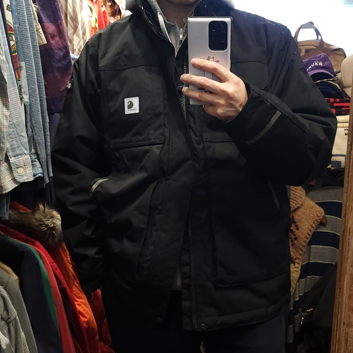 칼하트 유콘 익스트림 콜드웨터 파카 블랙 L 상품이미지10