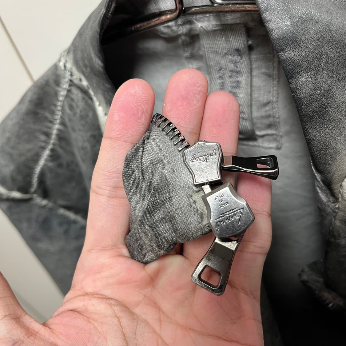 트랜짓 워시드 램스킨 자켓 상품이미지6