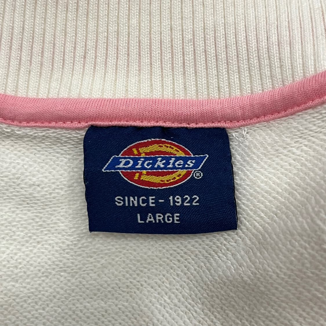 디키즈 핑크 바시티 코튼 면 집업  상품이미지5