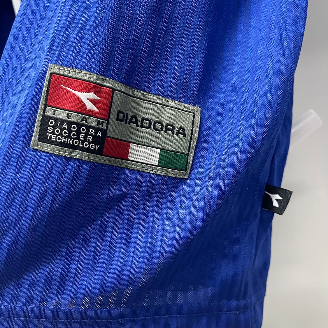 [100] 디아도라 올드스쿨 축구 유니폼 롱슬리브 12번 블루 상품이미지4