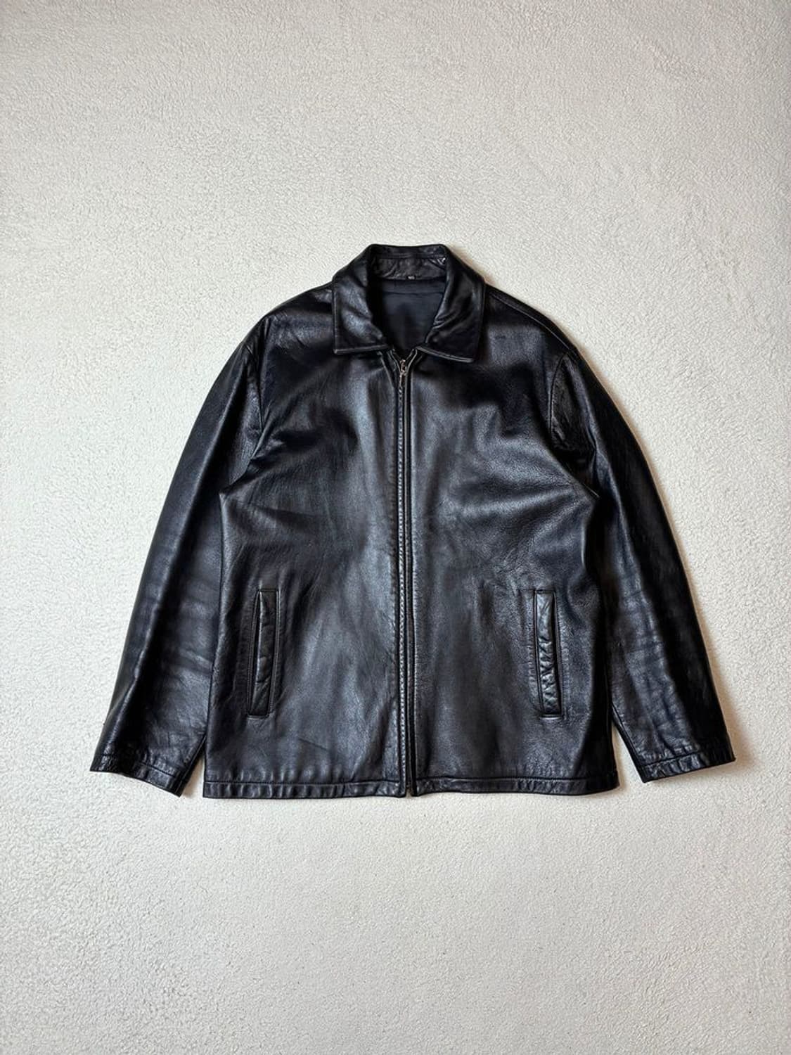 Selectede 00's 싱글 집 양가죽 자켓 PN7664 상품이미지1
