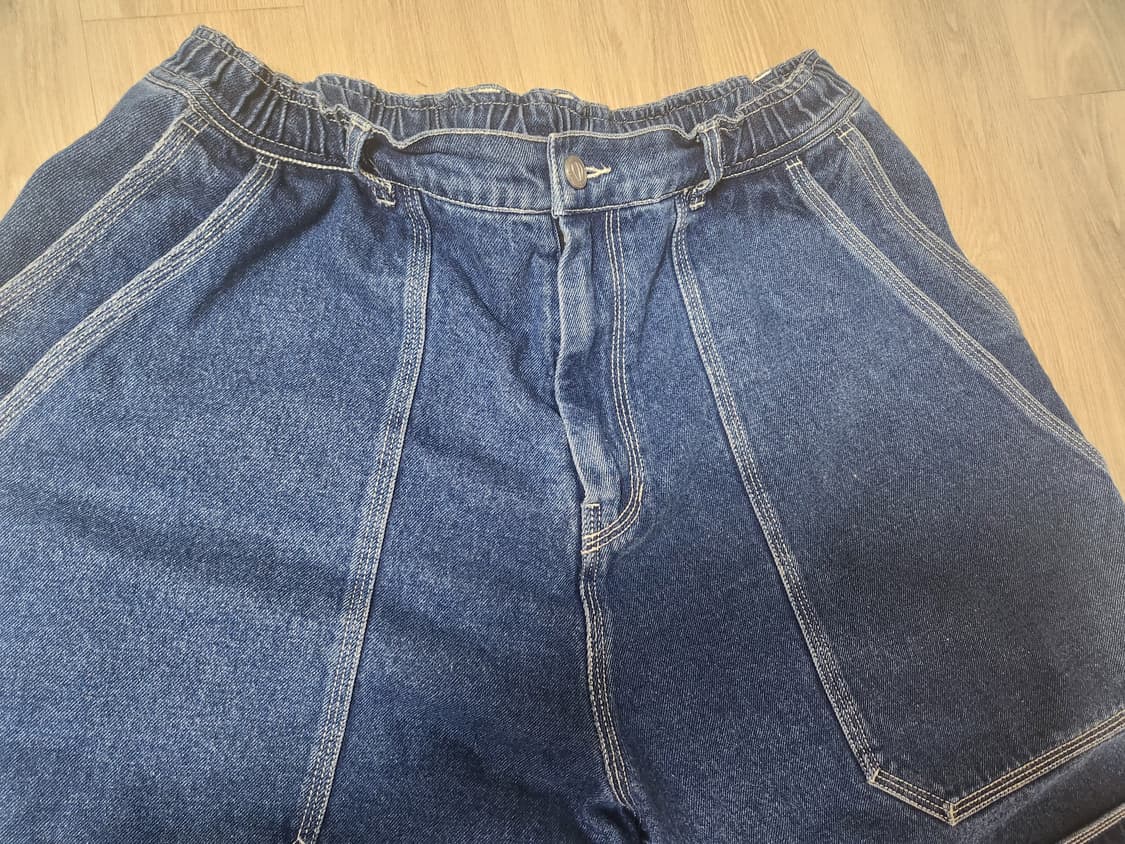 앵글런 데님 버뮤다팬츠 상품이미지2