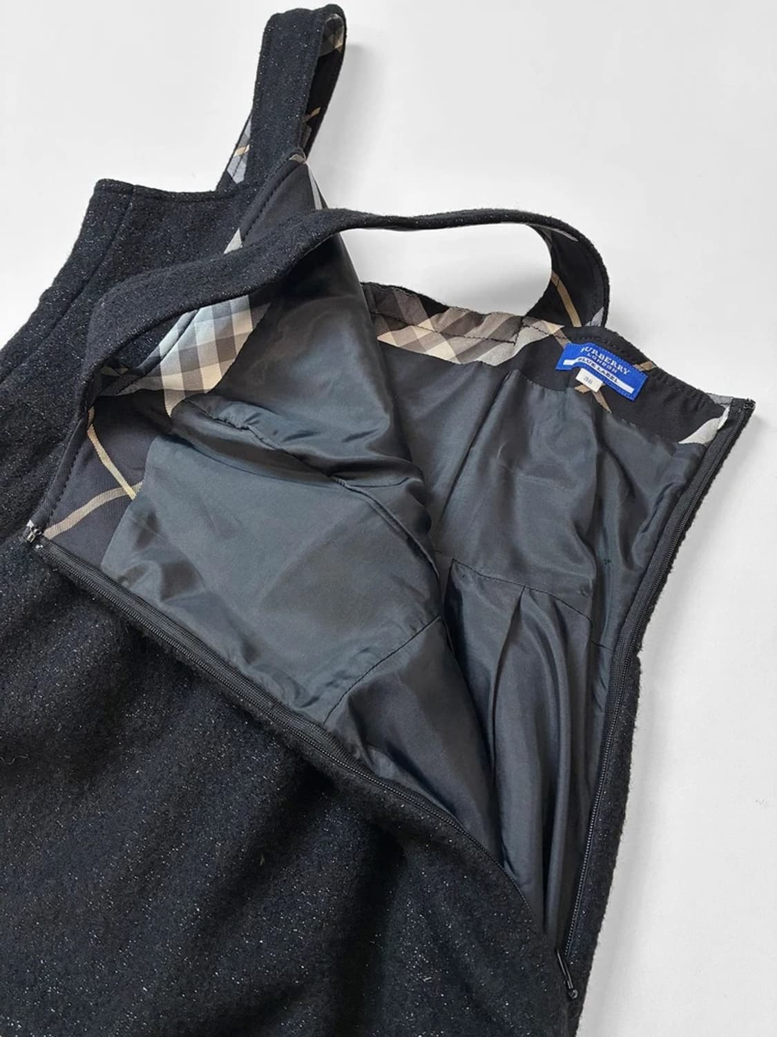 버버리 블루라벨 00s 재팬 울 원피스 PN5497    상품이미지3