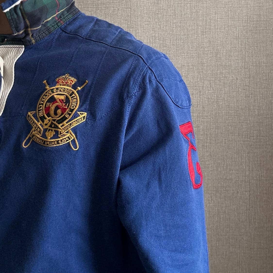 폴로 랄프로렌 엠브로이드 빅포니 럭비 긴팔 티셔츠 상품이미지5