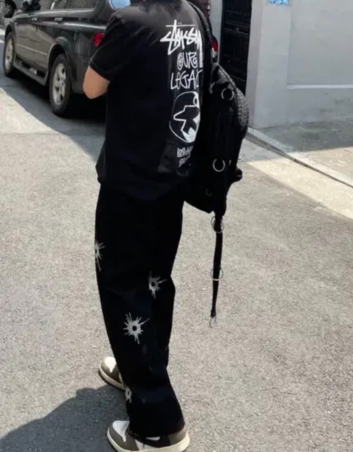 스투시 아워레가시 블랙 반팔 XL(실측 XXL) 상품이미지1