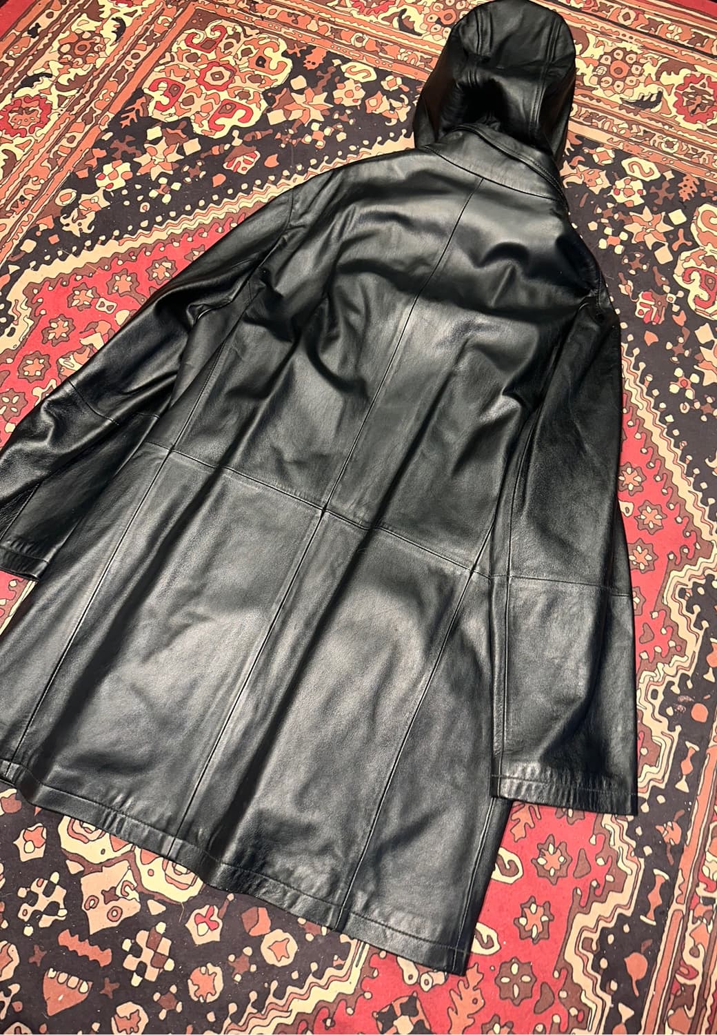 ( L-XL ) 양가죽코트 가죽코트 가죽카코트 가죽후디 가죽후드 상품이미지4