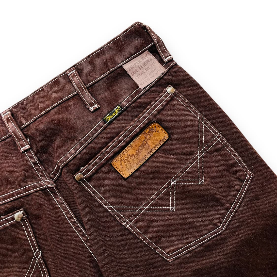 랭글러 블루 벨 지퍼 플라이 웨스턴 빈티지 팬츠 상품이미지3
