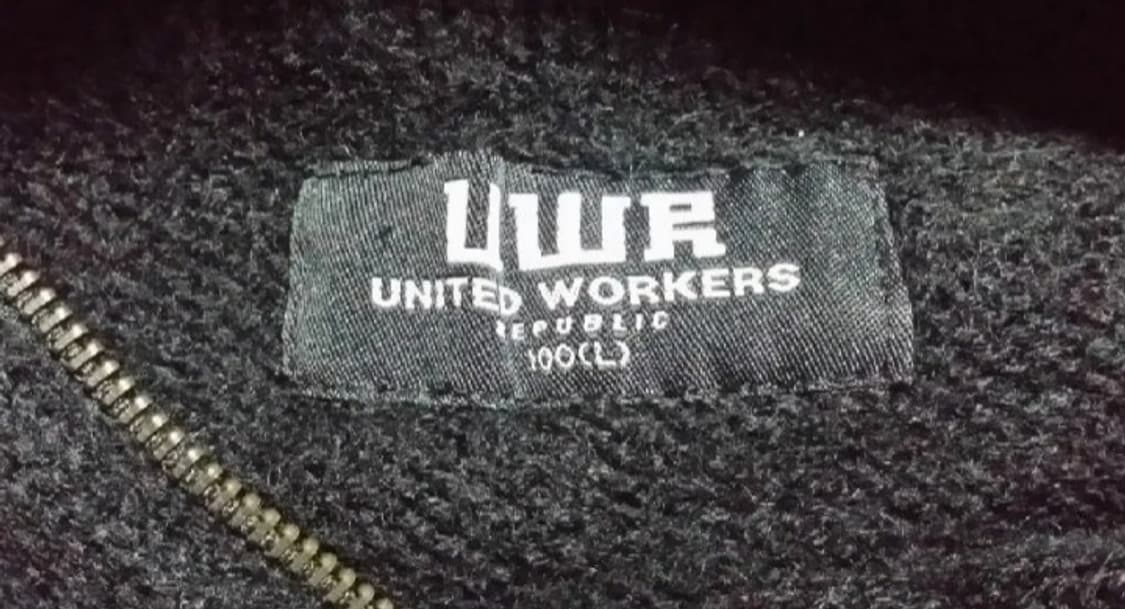 90's 유나이티드 워커스 반집업 니트 스웨터 100 상품이미지4