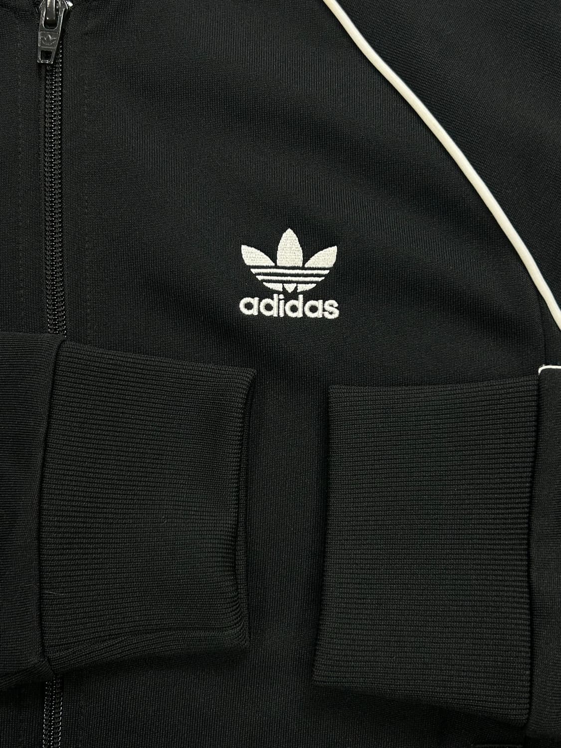 아디다스 블랙 슈퍼스타 트랙탑 져지 M 상품이미지7