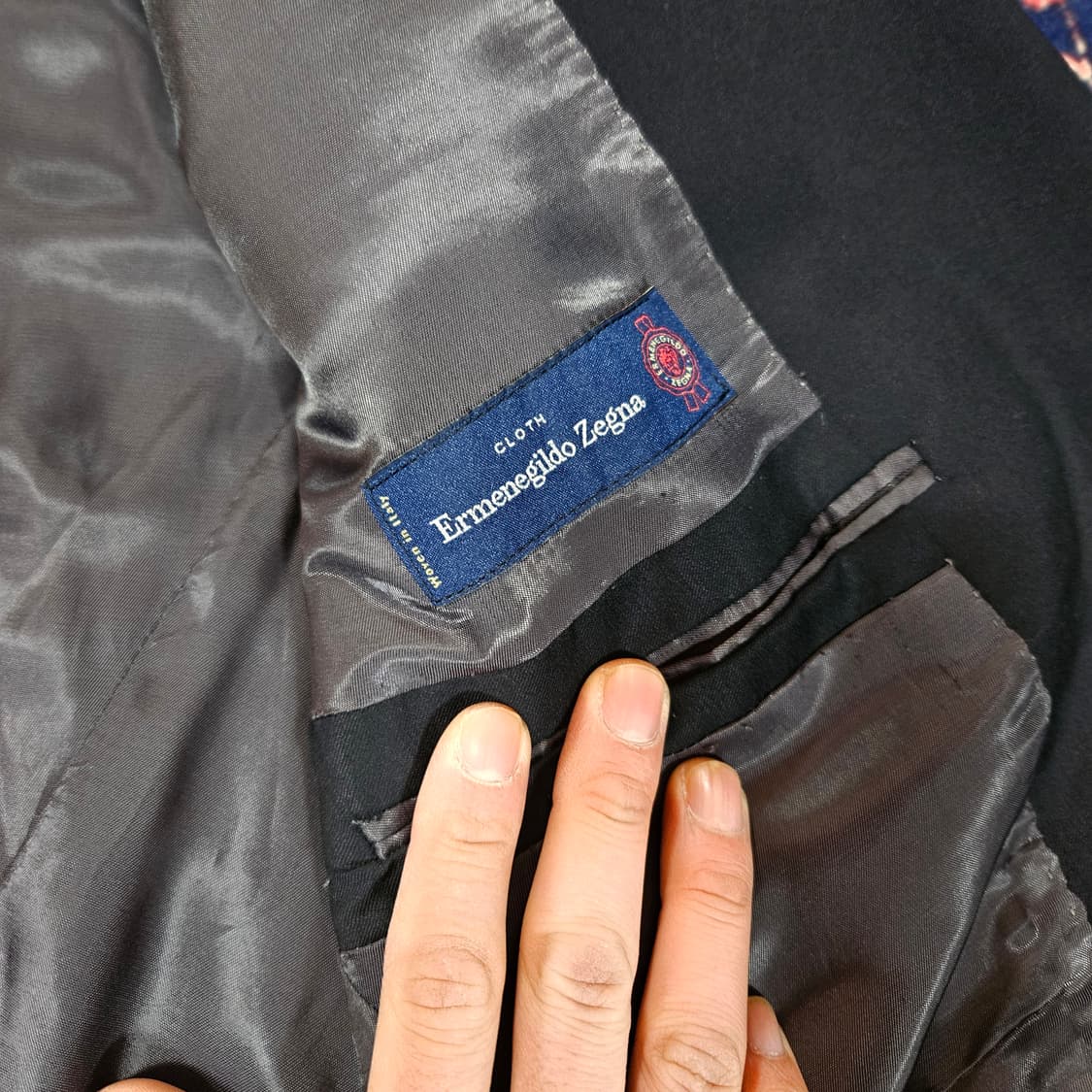 에르메네질도제냐 in USA 테일러드 베이직  블레이져 42R size 상품이미지6