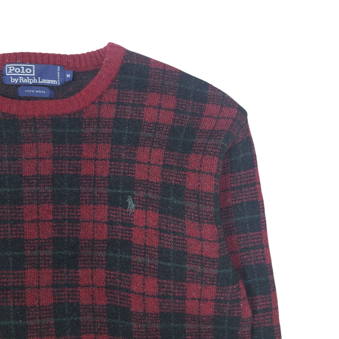 폴로 랄프로렌 체크 울 니트 상품이미지3