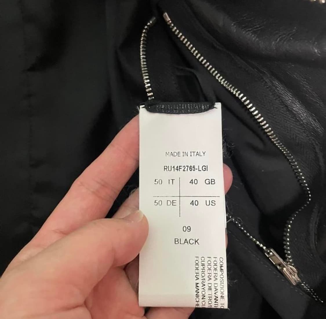 릭오웬스 가죽후드집업 바이커 레더 자켓 상품이미지4