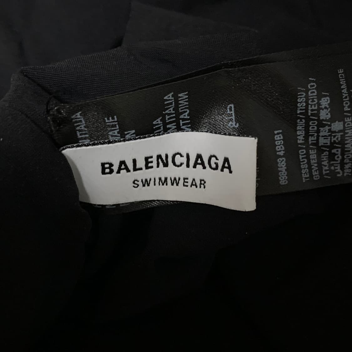 BALENCIAGA, Logo Asymmetric Swimsuit 상품이미지4