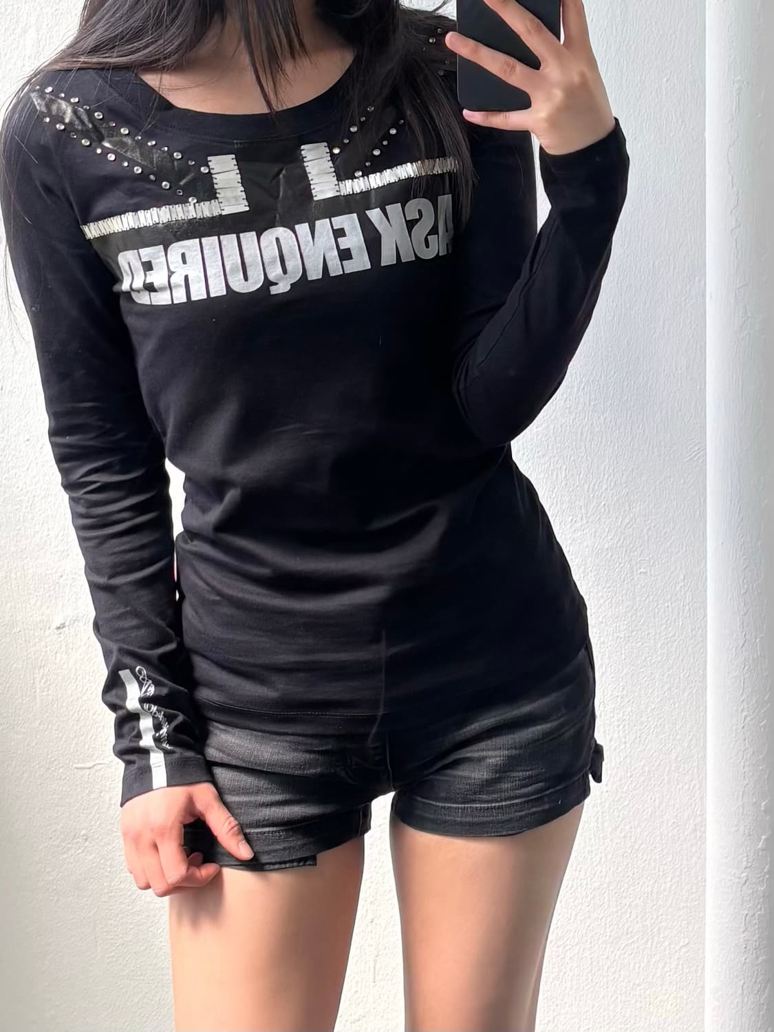 ASK Black Long Sleeve 상품이미지2