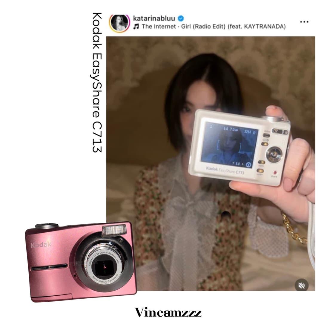 [카리나 카메라] Kodak 코닥 C713 연예인 디지털 카메라 상품이미지1