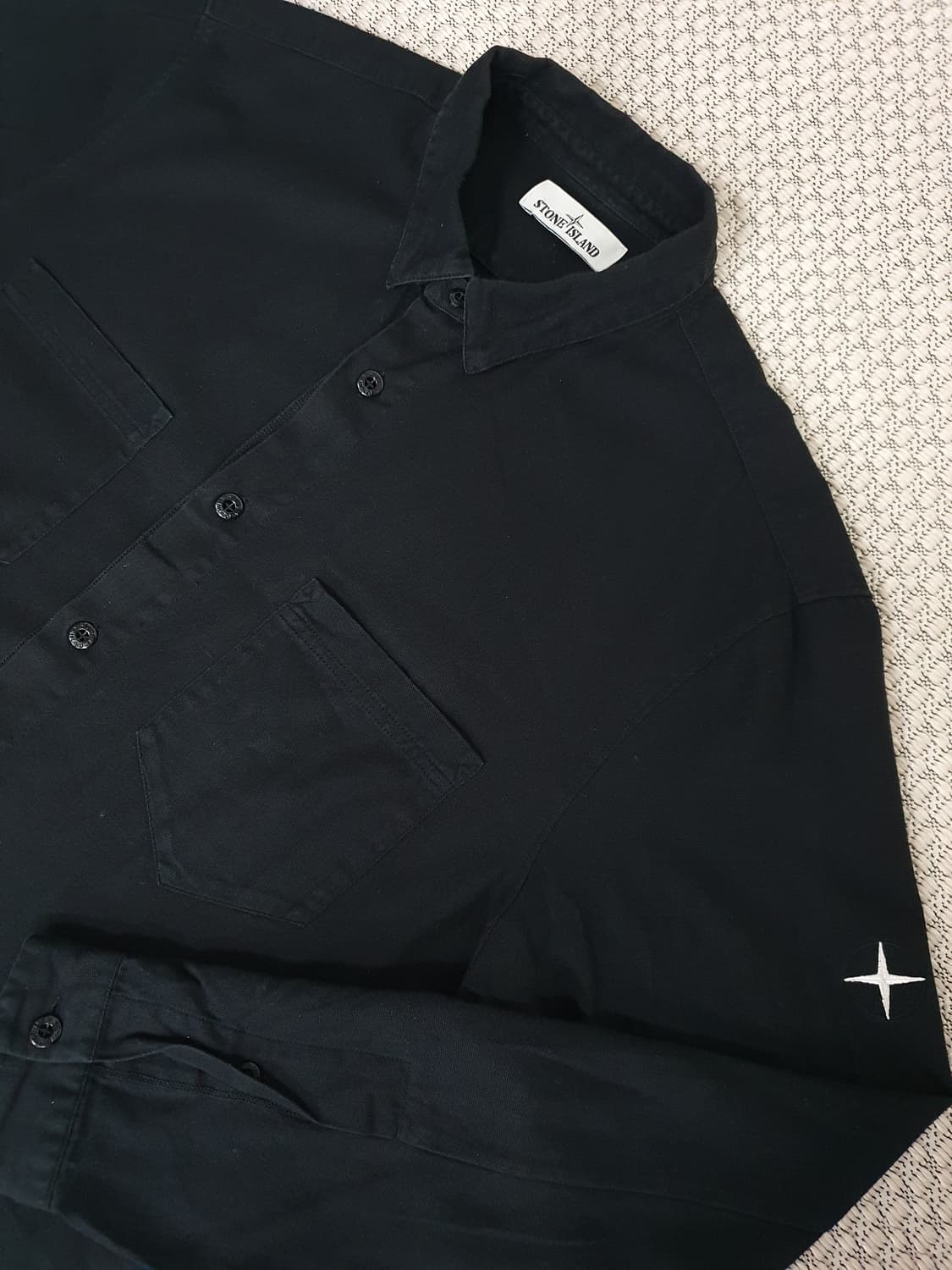 2018 자수 버튼업 셔츠  상품이미지1