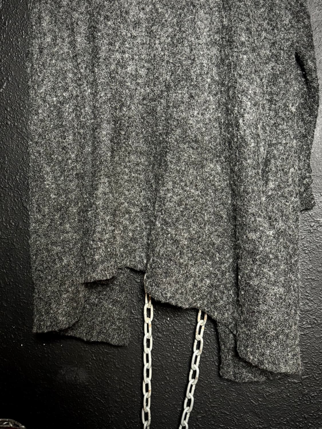DoCLASSE – Charcoal Draped Knit Cardigan 상품이미지6