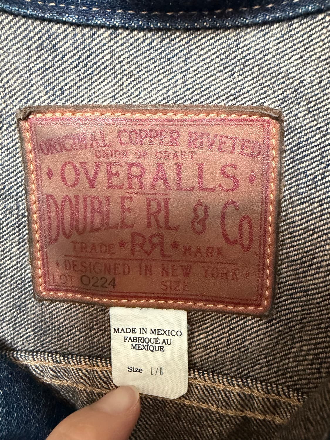 RRL 웨스트뷰 데님자켓 L 상품이미지3