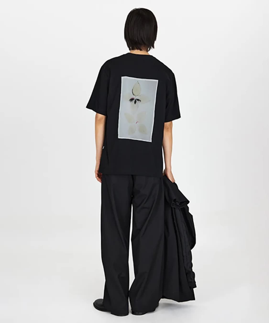 유스 플라워 프린트 반팔 티셔츠 상품이미지1