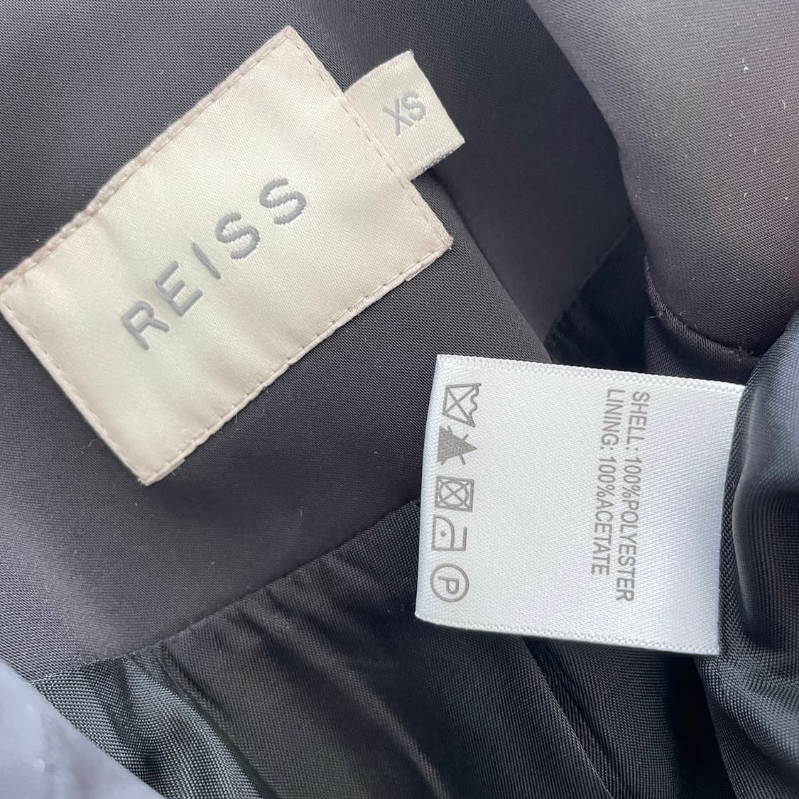 REISS 리스 여성S 벨티드 블랙 트렌치 코트 상품이미지8