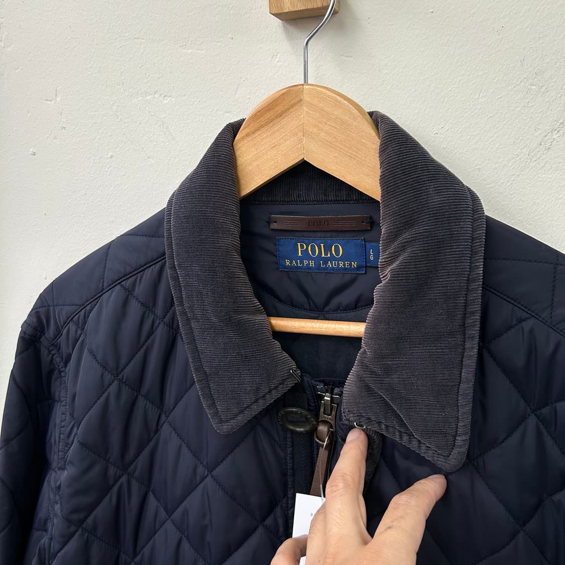 15271 - 폴로 랄프로렌 넥 코듀로이 퀄팅 자켓 상품이미지3
