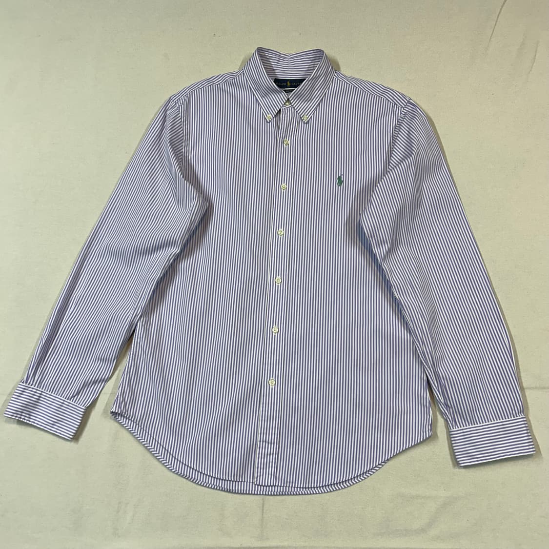 L) 폴로 랄프로렌 클래식 퍼플 스트라이프 포플린 셔츠 T85 상품이미지1