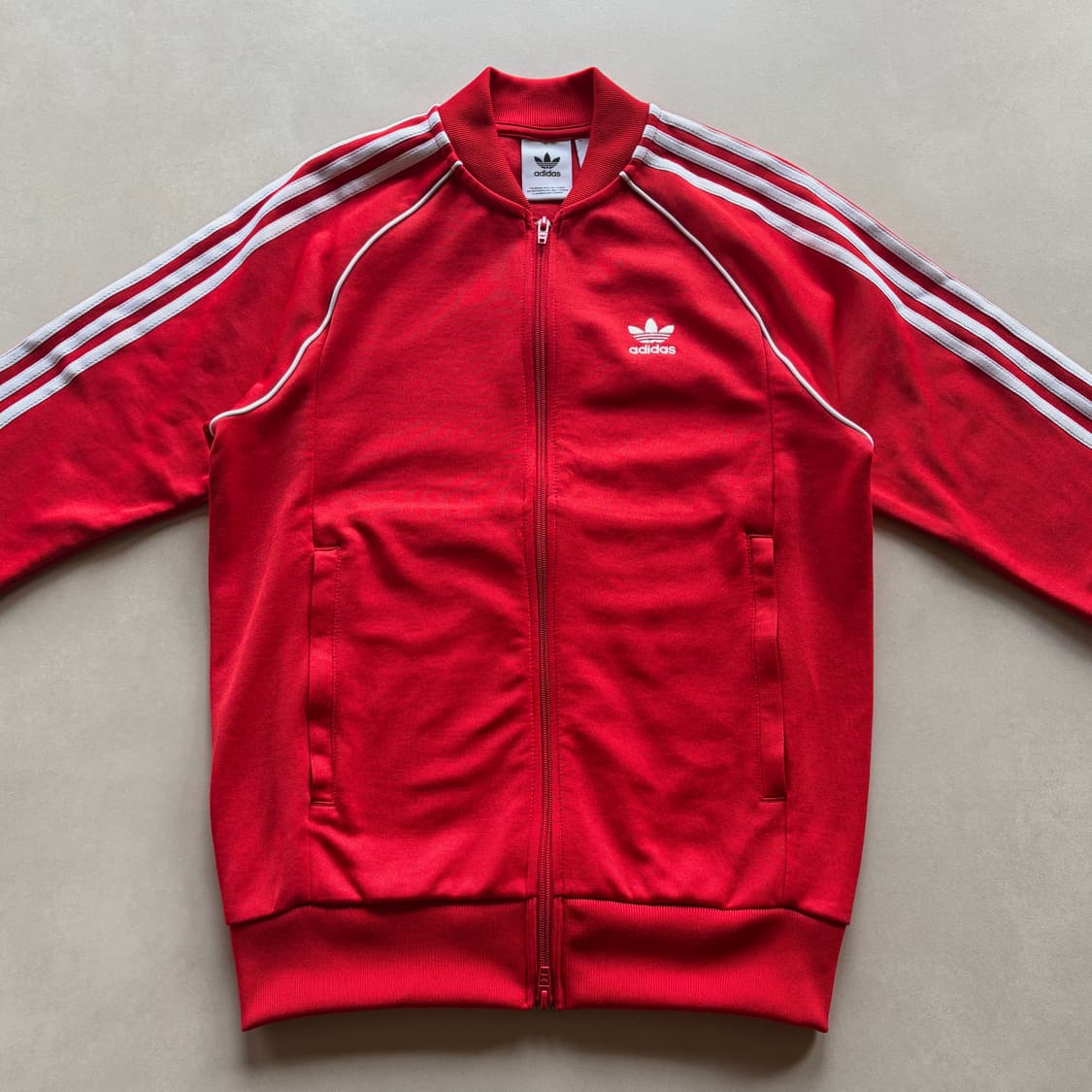 [M]아디다스 트레포일 SST 레드 트랙탑 져지 상품이미지3