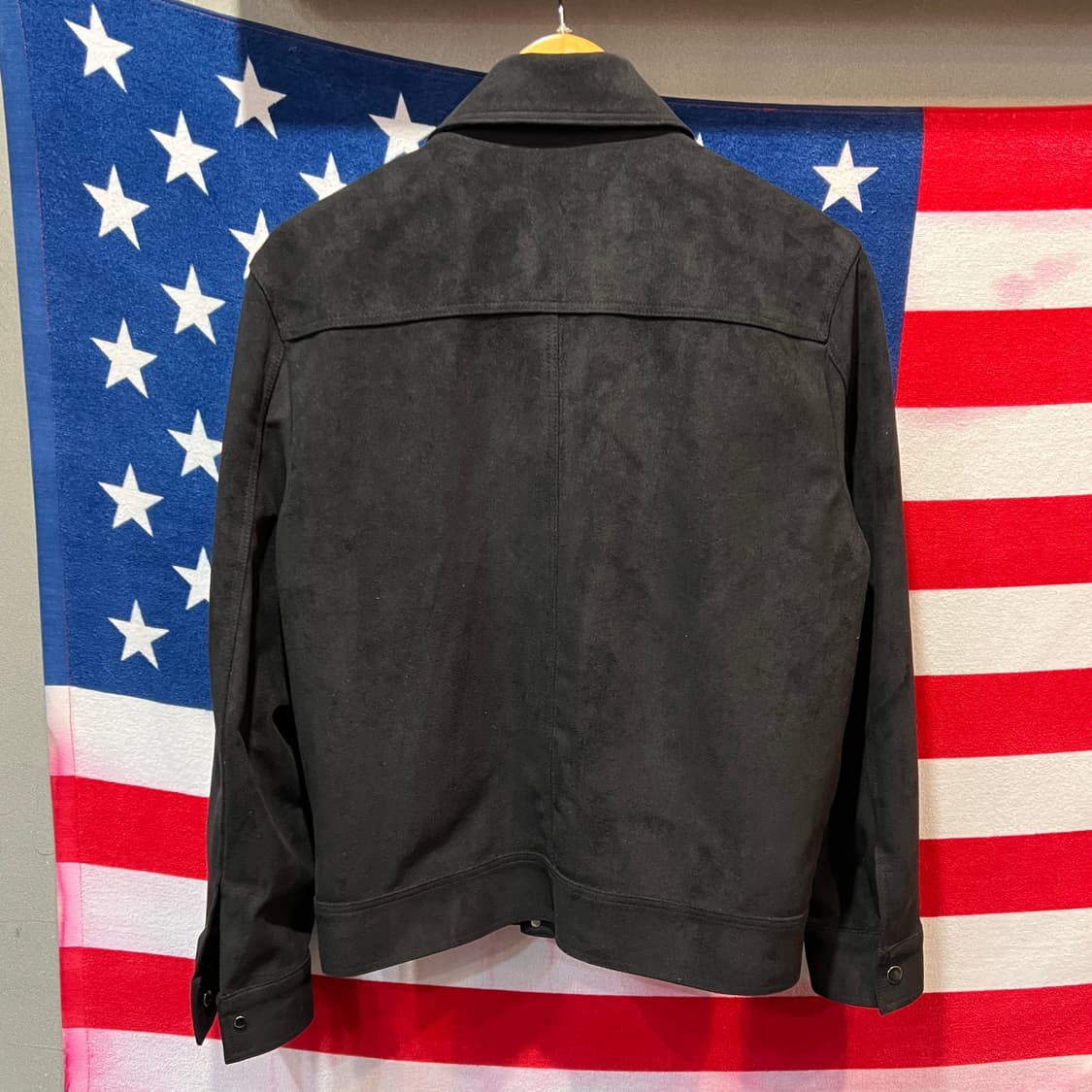 Become 블랙 스웨이드 자켓 상품이미지2