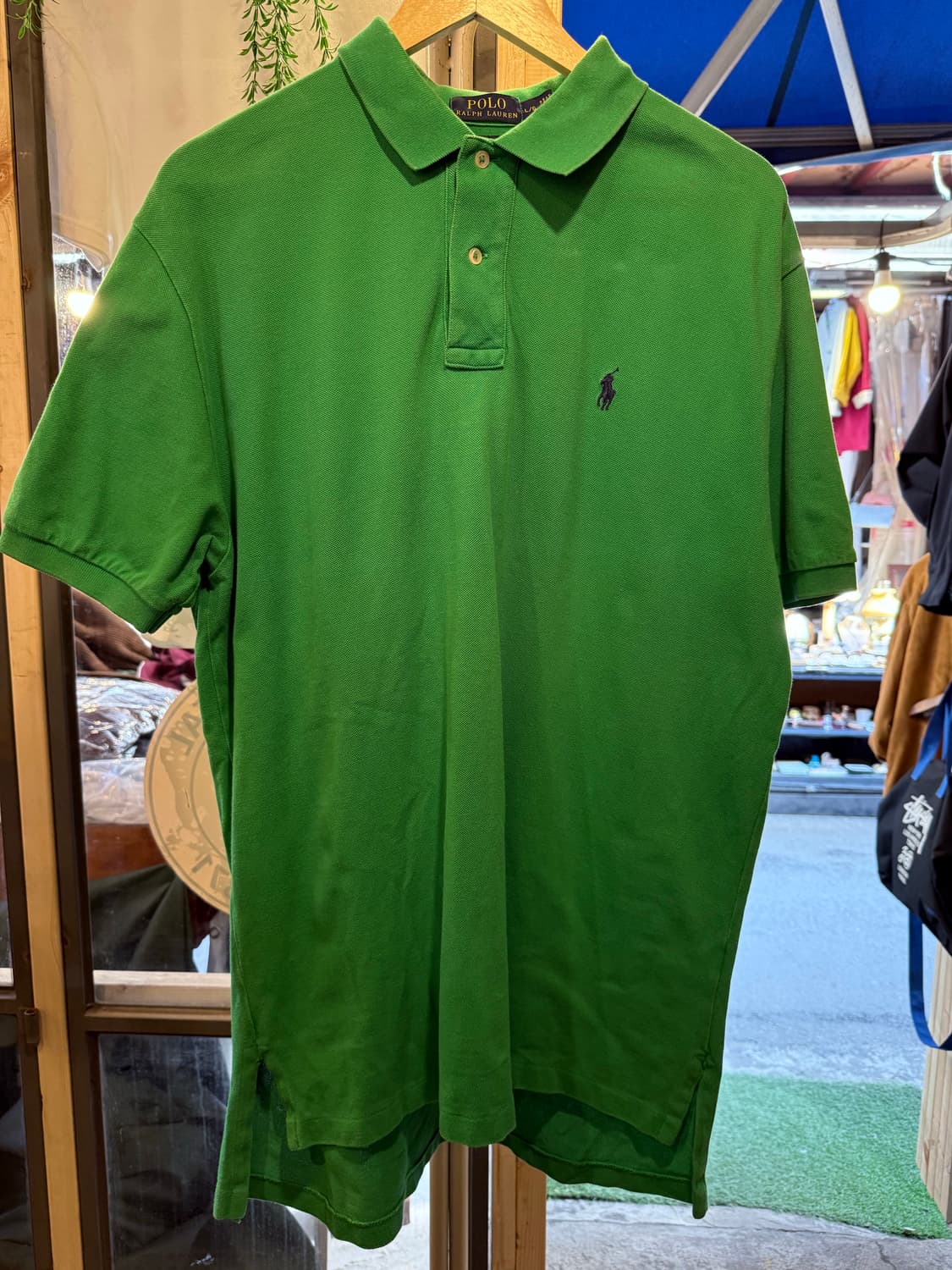 폴로 랄프로렌 네이비포니 그린 카라티 상품이미지1