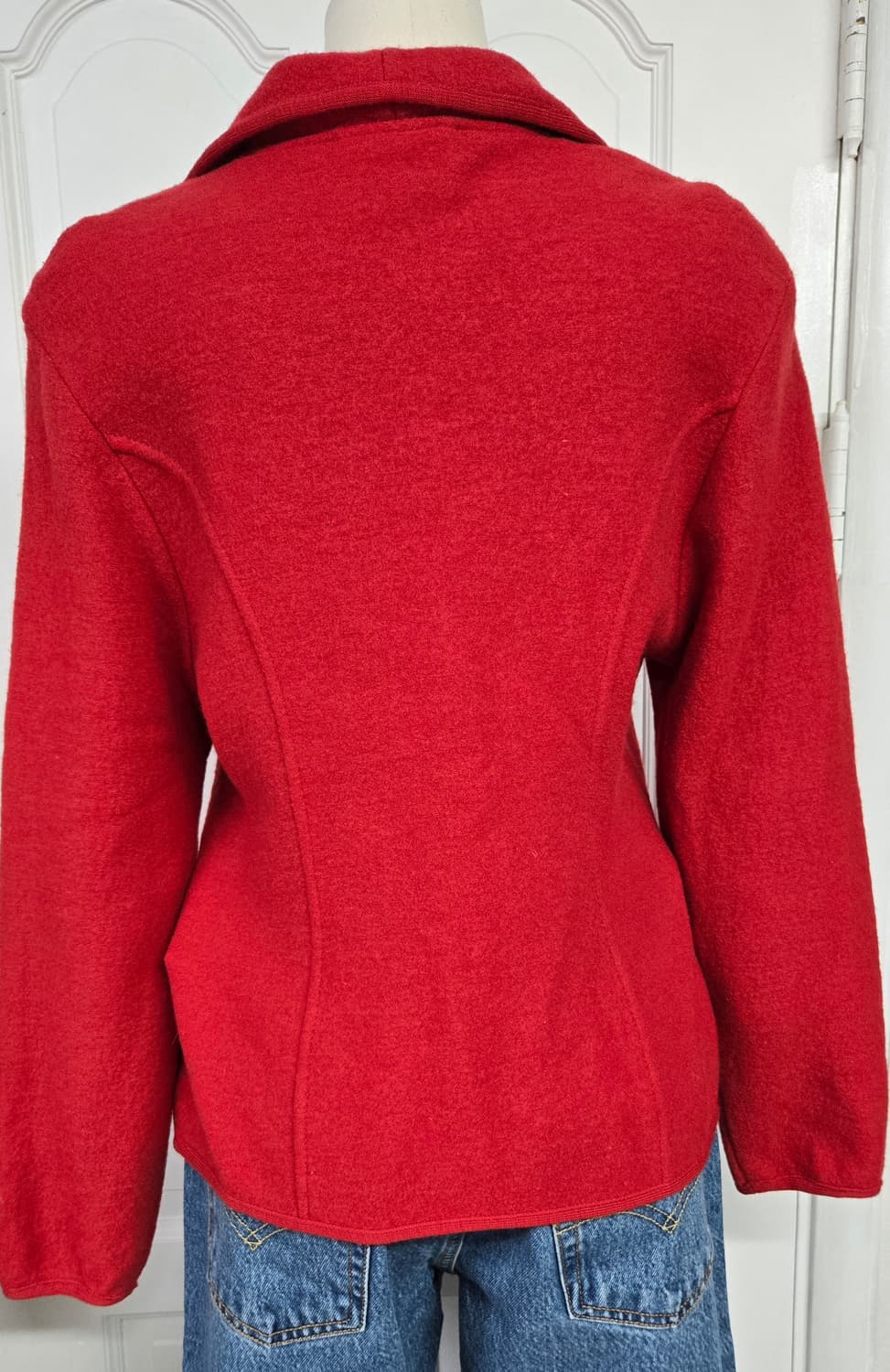 GEIGER 빈티지 레드 울자켓 상품이미지4