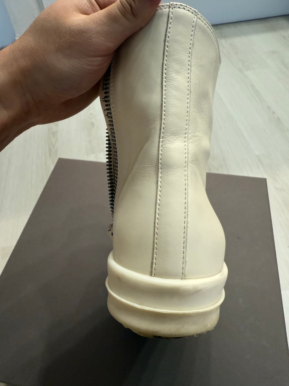 릭오웬스 라몬즈 릭컨 컨버스 밀크 41 상품이미지9