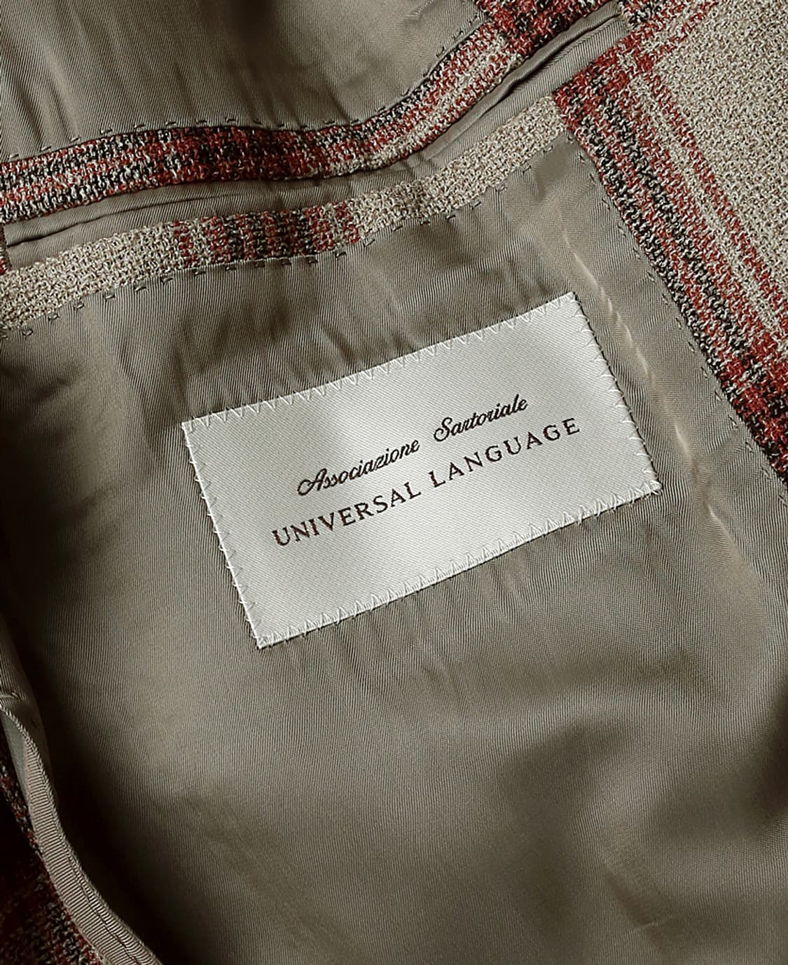 유니버셜 랭귀지 [Universal Language] 까노니코 체크 자켓 상품이미지5