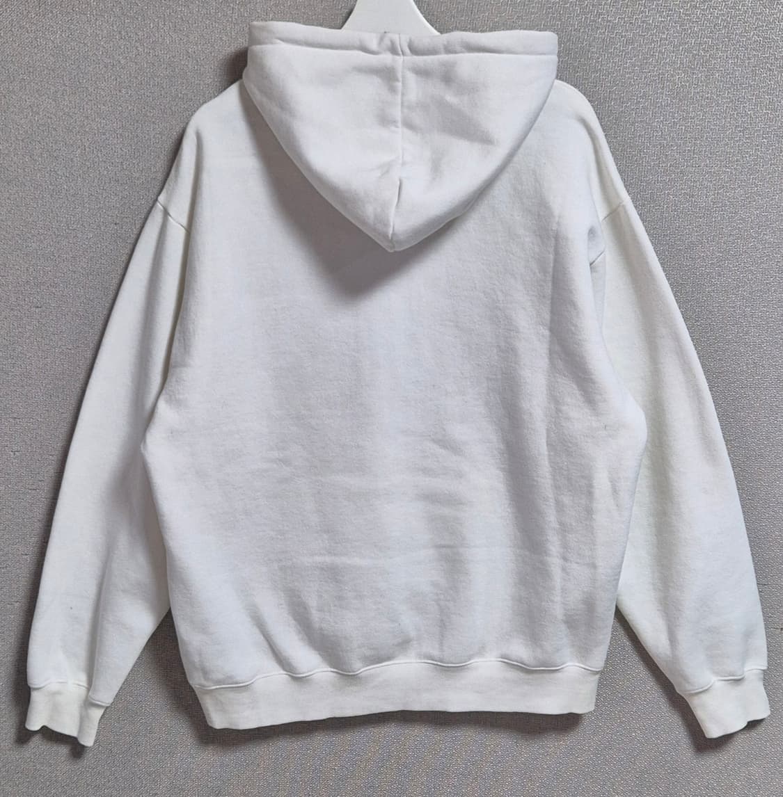 XL ) VIDEO JOCKEY 비디오자키 화이트 기모 후드티  상품이미지2