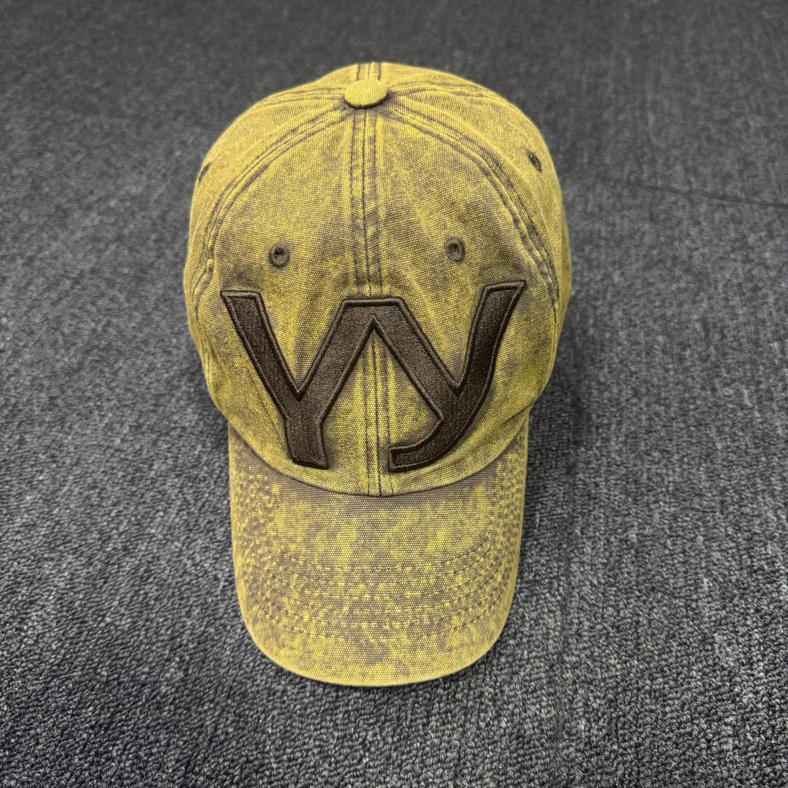 openyy 오픈와이와이 빅로고 워싱 볼캡 상품이미지1