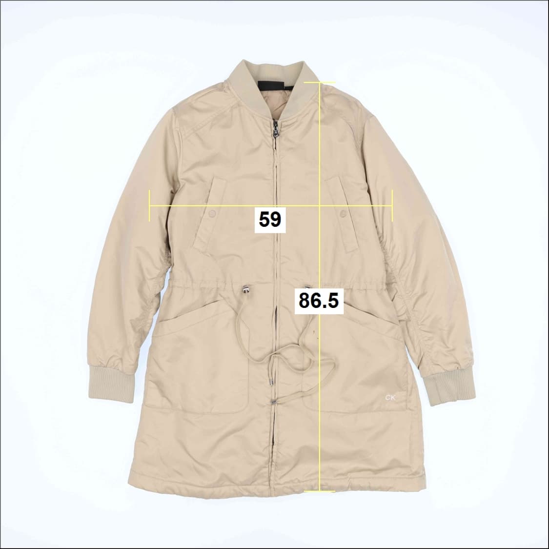 105 신형 캘빈클라인 롱 MA-1 패딩 점퍼 N7322 상품이미지8