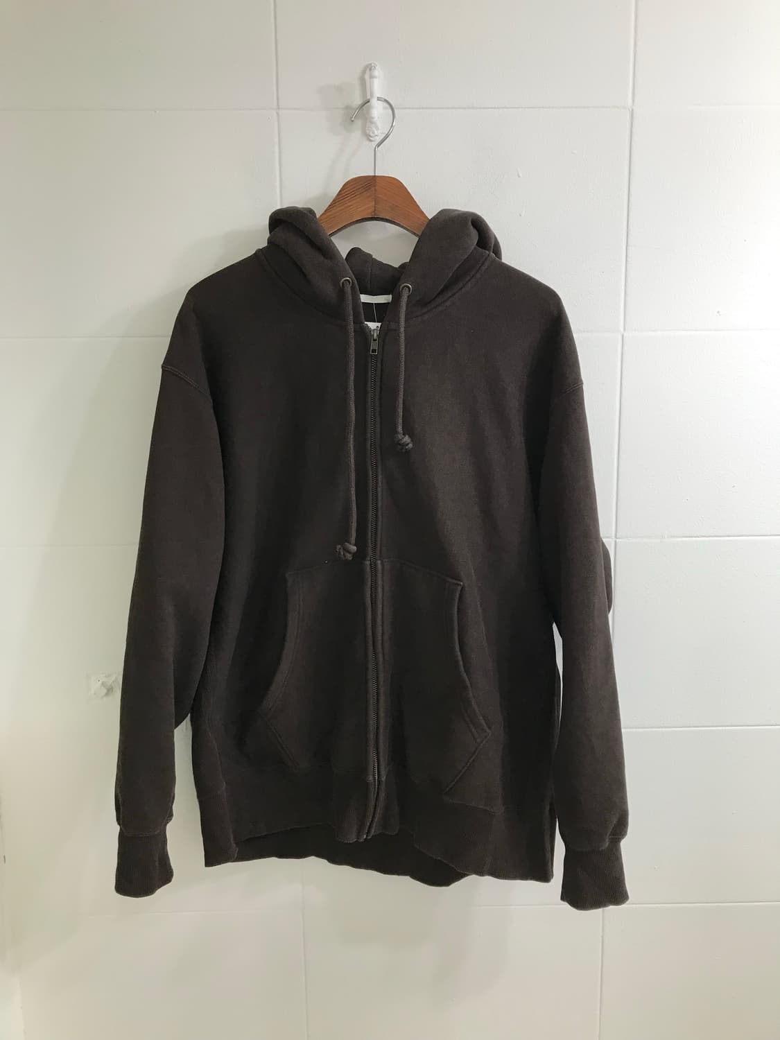 브라운 도트 체크 너드 러힙 코디세트 상품이미지5