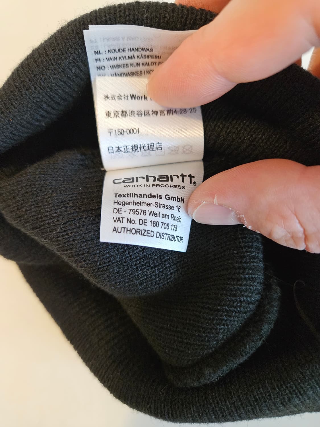 칼하트 블랙 비니 상품이미지3