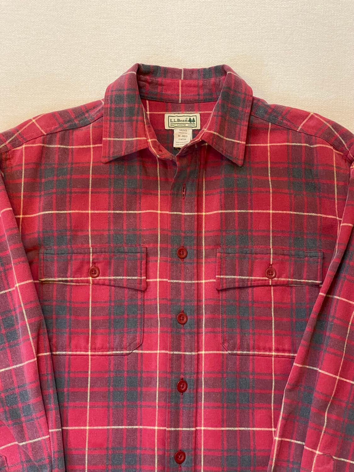 L.L.Bean 체크 셔츠 상품이미지3