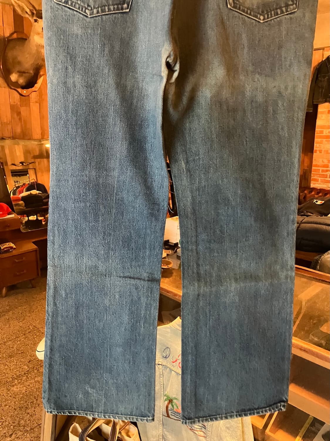 80s USA 빈티지 리바이스 66후기 517 부츠컷 데님 팬츠 상품이미지7