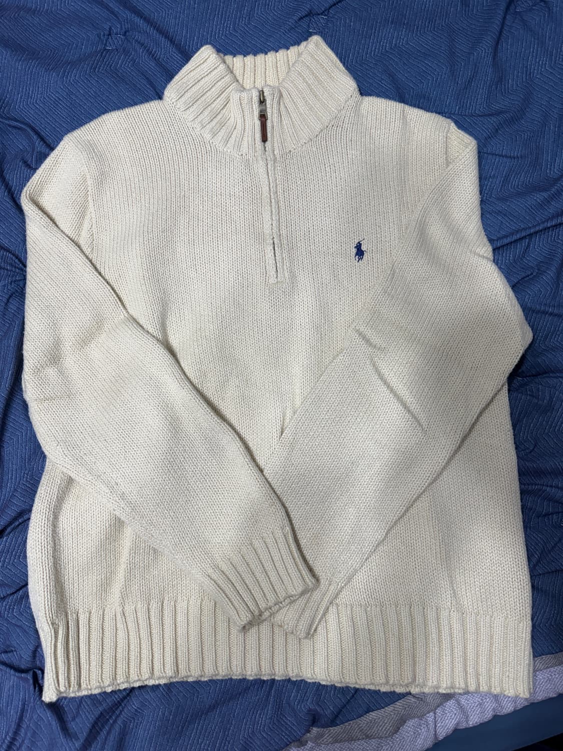 폴로 반집업 니트 L 사이즈 상품이미지2