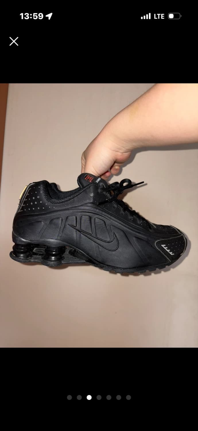 나이키 샥스 r4 블랙 235 상품이미지3