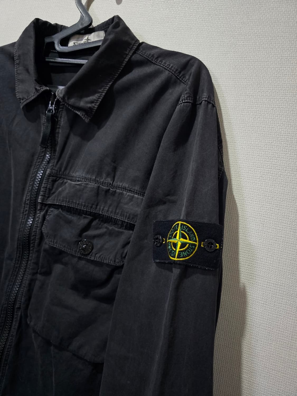 정품 스톤아일랜드 올드이펙트 오버셔츠 자켓 100 / L 상품이미지2