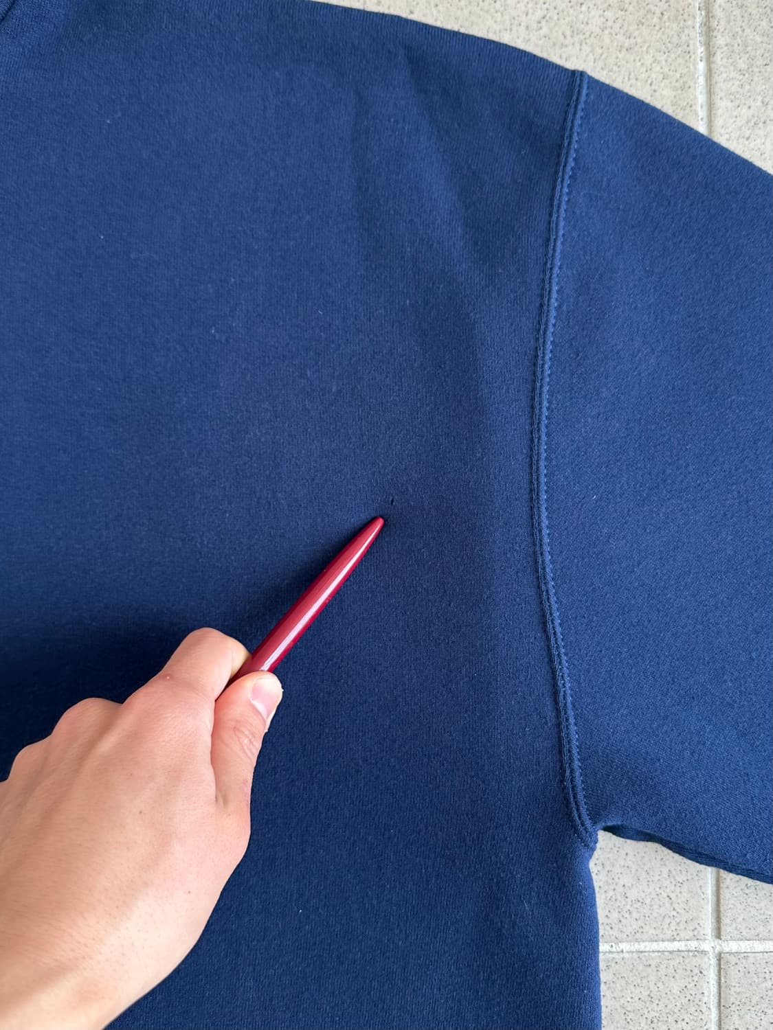 90s 빈티지 러셀 후드집업 네이비 XL USA 상품이미지7