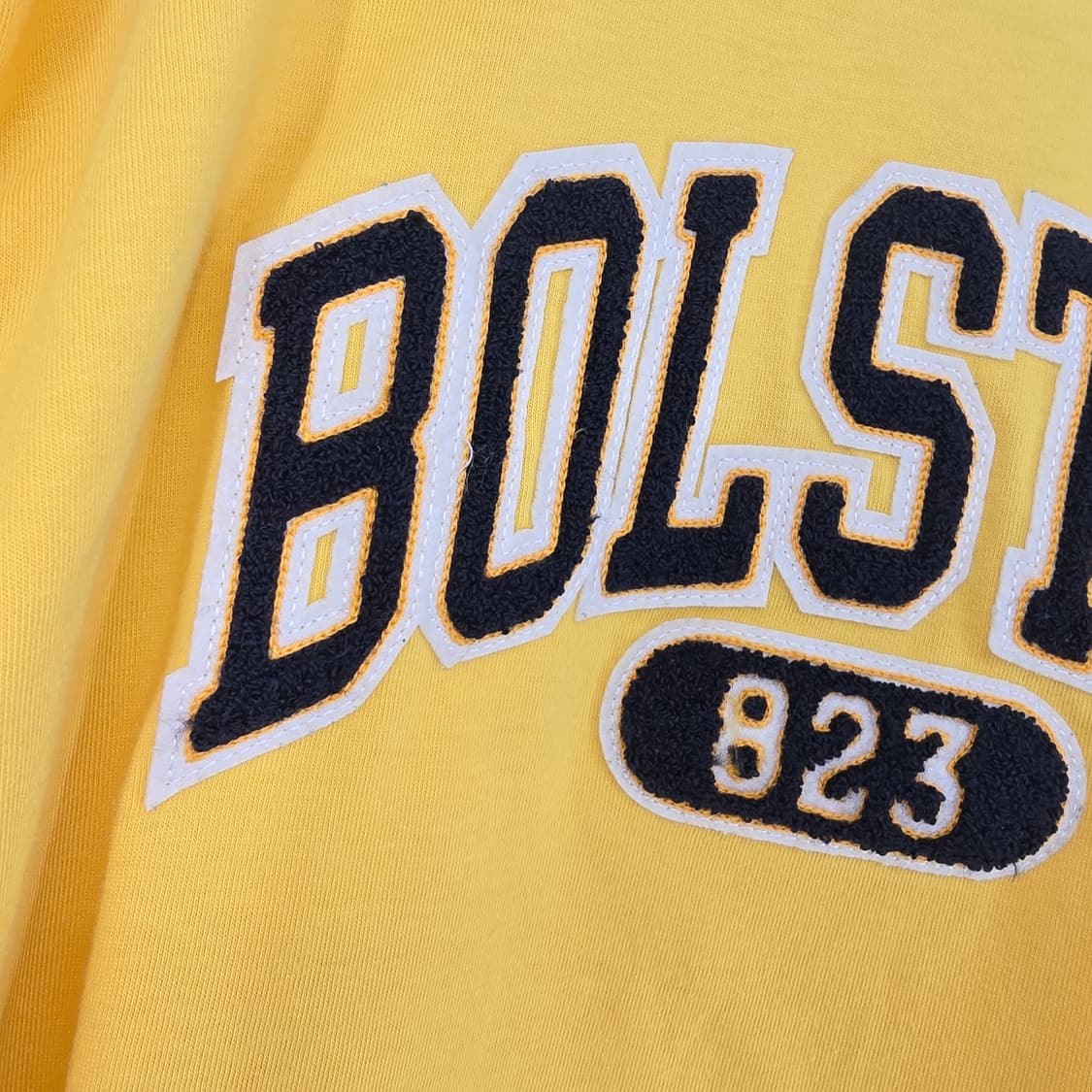 일본 빈티지 볼스터 반팔 티셔츠 옐로우 상품이미지2