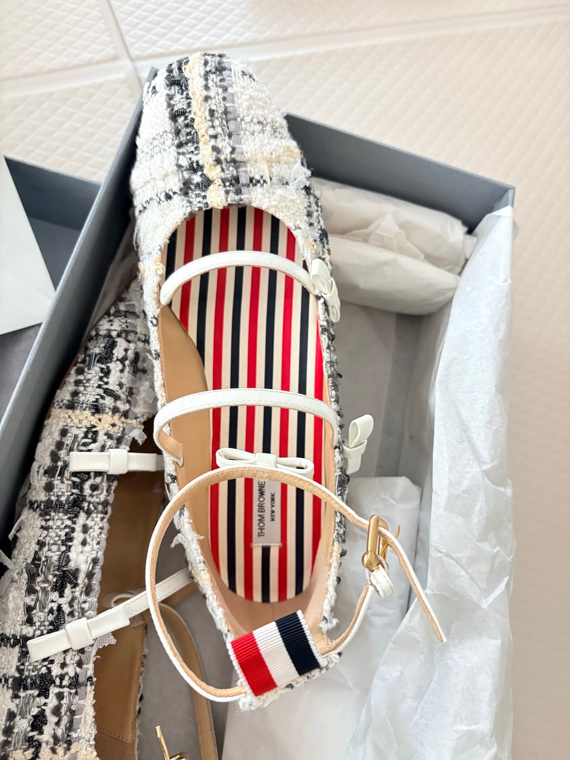 톰브라운 트위드 발레슈즈 상품이미지2