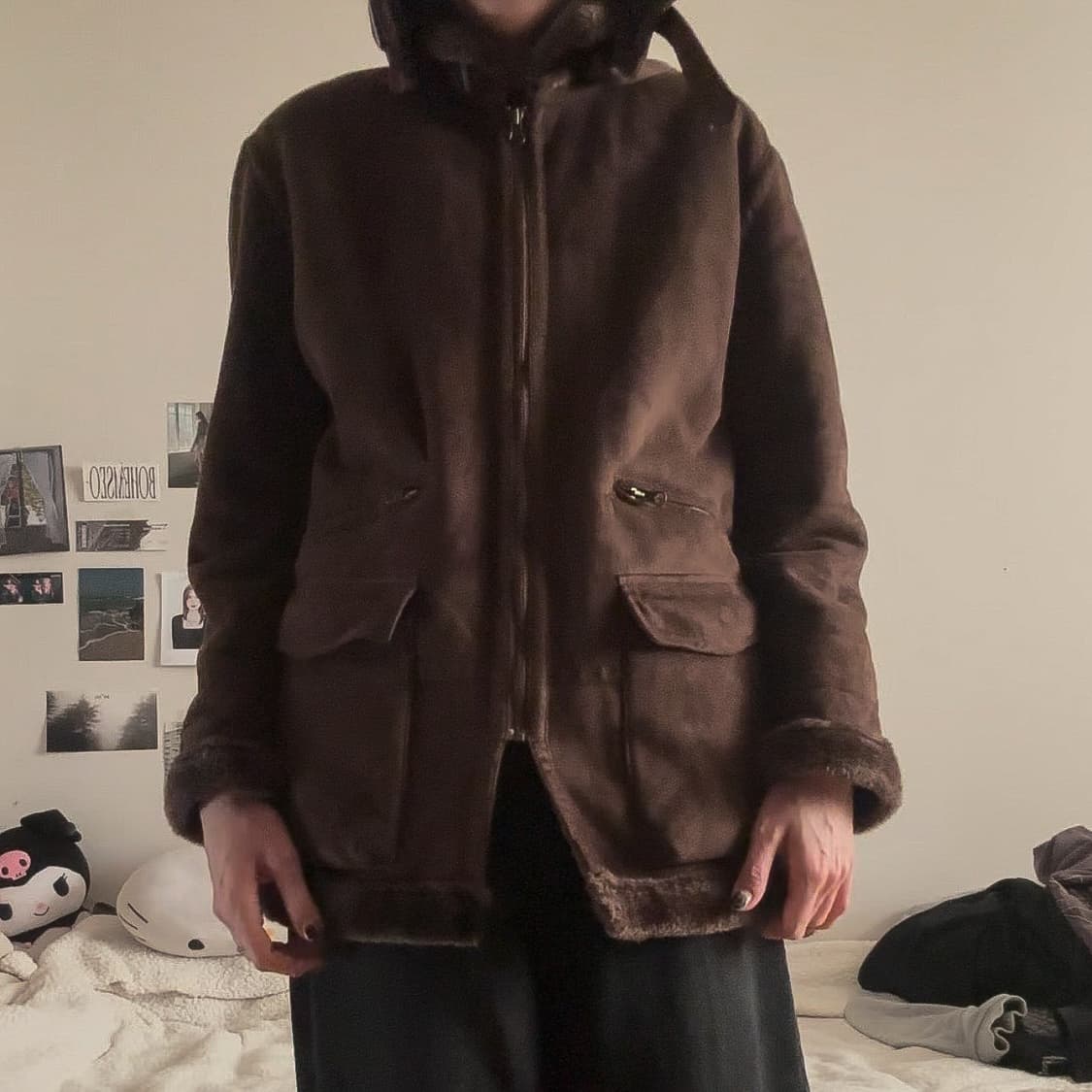 빈티지 브라운 파카 상품이미지3