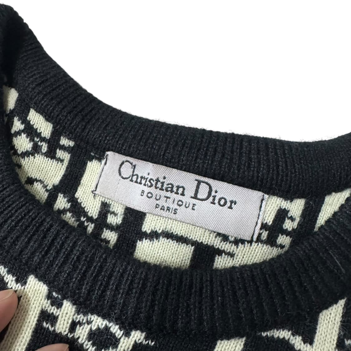 정품 디올 90s 빈티지 니트 상품이미지4