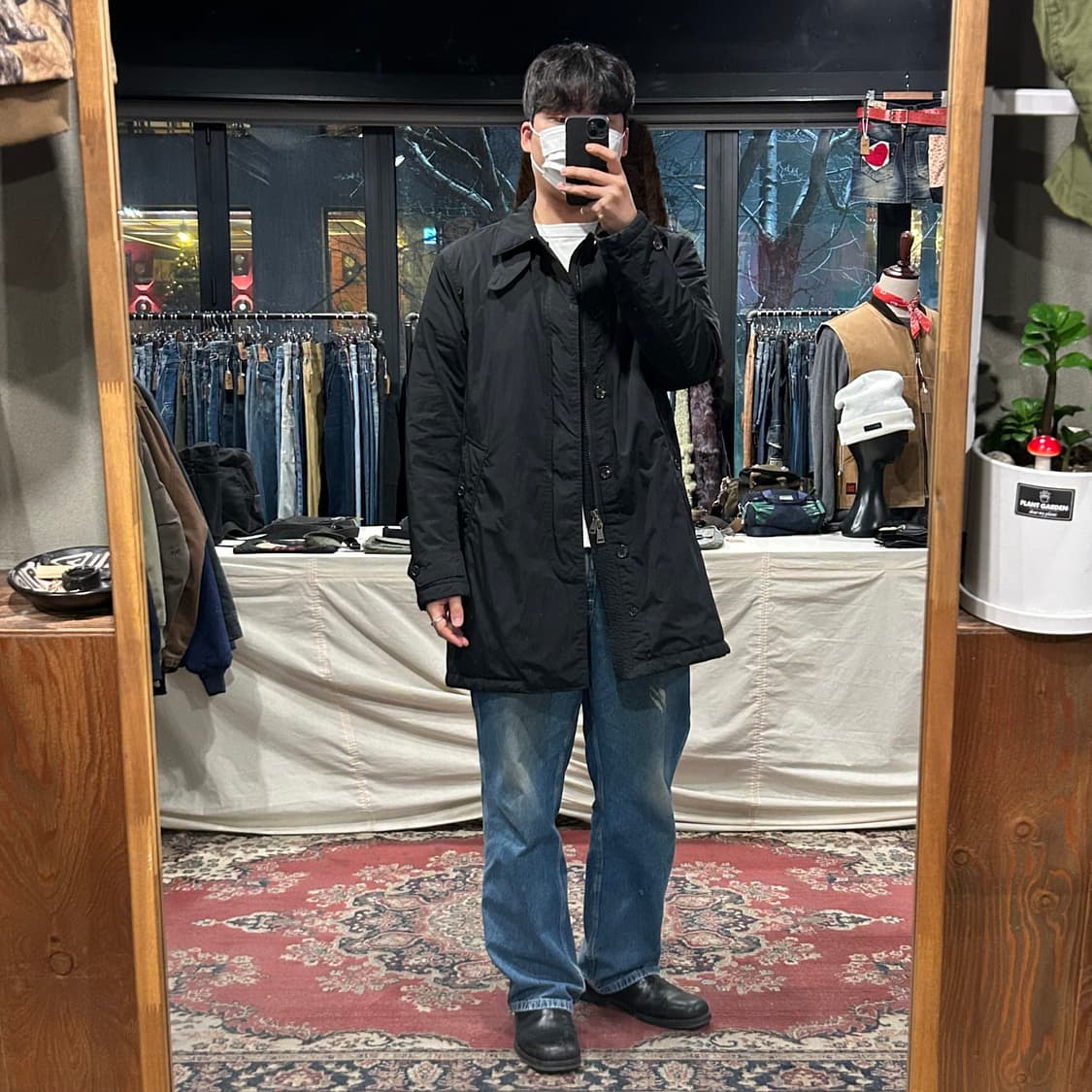 M) 폴로 랄프로렌 블랙 퀼팅 코트 자켓 상품이미지10