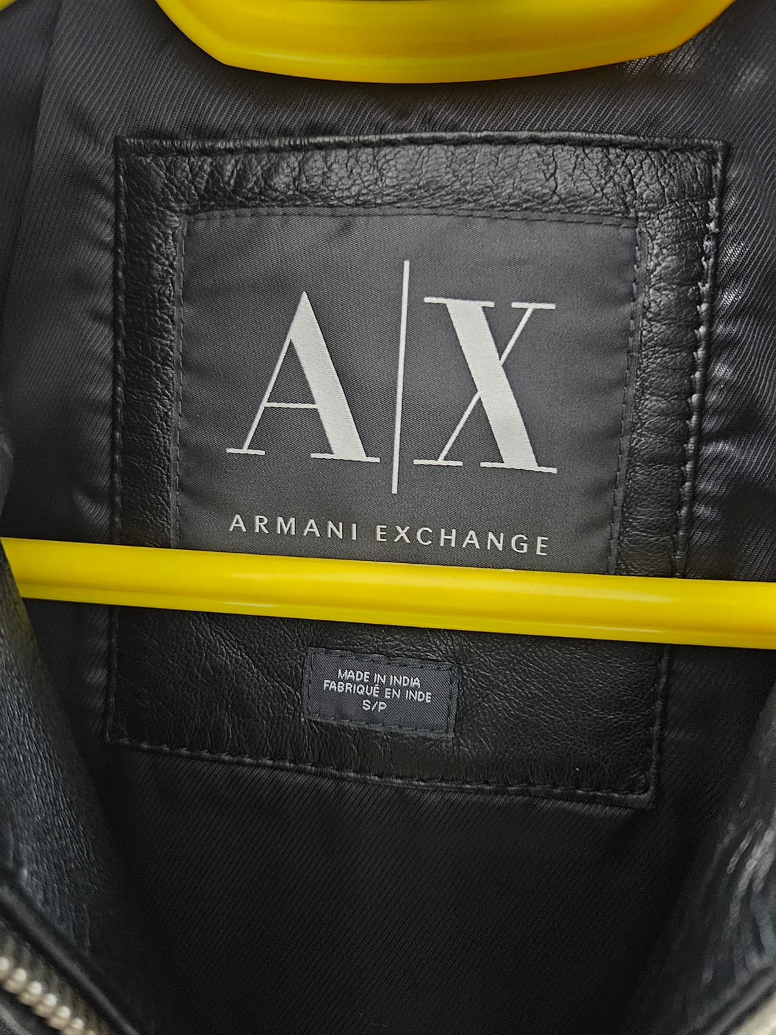 아르마니 익스체인지 레더자켓 가죽자켓 상품이미지4